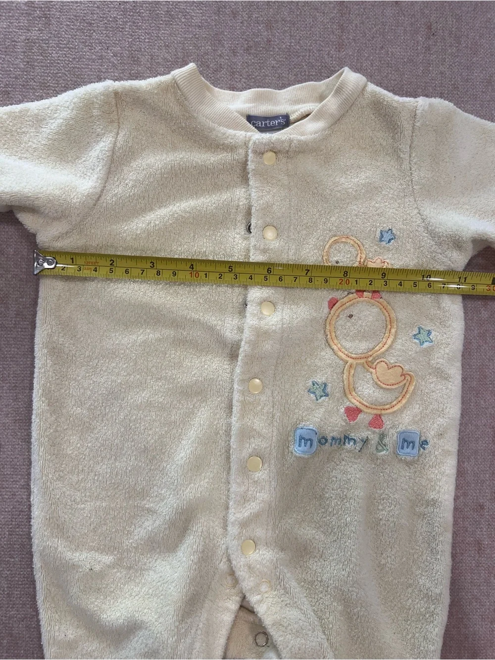 Baby 3 Piece Bundle of 3 Onesies in Size 3 Months Footed Onesies Cozy Bundle